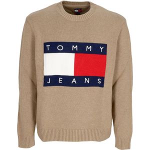 Tommy Hilfiger, Heren, Truien, Bruin, Maat: S Katoen,