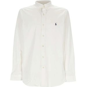 Polo Ralph Lauren, Heren, Overhemden, Wit, Maat: 3XL Katoen,