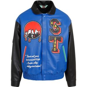 ©Saint M××××××, Heren, Jassen, Veelkleurig, Maat: L Leer,