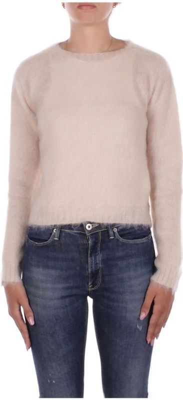 Max Mara Studio, Dames, Truien, Beige, Maat: 3XS Mohair,