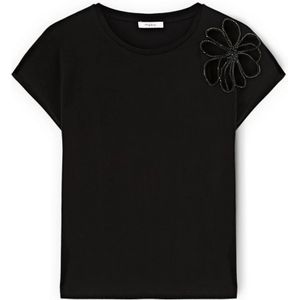 Motivi, Dames, Tops, Zwart, Maat: XS Katoen,