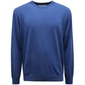 Ballantyne, Heren, Truien, Blauw, Maat: 2XL Katoen,