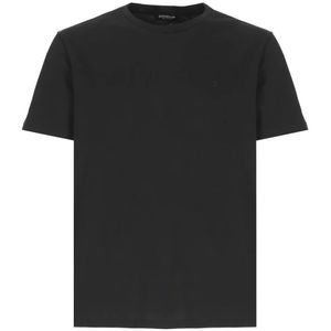 Dondup, Heren, Tops, Zwart, Maat: S Katoen,