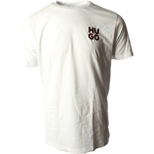 Hugo, Heren, Tops, Wit, Maat: M Katoen,