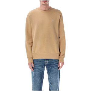 Polo Ralph Lauren, Heren, Sweatshirts & Hoodies, Bruin, Maat: L Katoen,