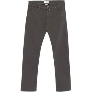 Jacob Cohën, Heren, Broeken, Grijs, Maat: W30