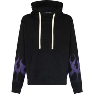 Vision OF Super, Heren, Sweatshirts & Hoodies, Zwart, Maat: M Katoen,