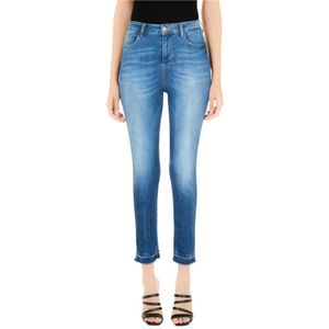 Liu Jo, Dames, Jeans, Blauw, Maat: W27 Katoen,