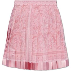 Versace Geplooide rok , Pink , Dames , Maat: XS