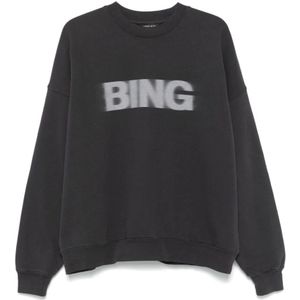 Anine Bing, Dames, Sweatshirts & Hoodies, Zwart, Maat: L