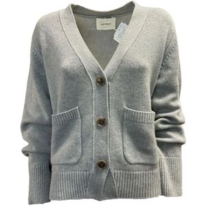 Lisa Yang, Dames, Truien, Grijs, Maat: XS Kasjmier,