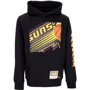 Mitchell & Ness, Heren, Sweatshirts & Hoodies, Zwart, Maat: M Katoen,