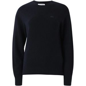 Lacoste, Dames, Truien, Blauw, Maat: XS Wol,