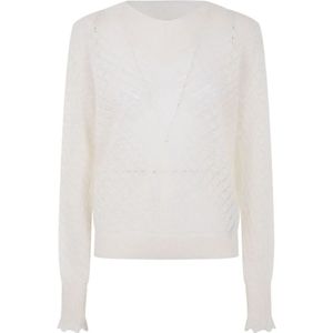 Twinset, Dames, Truien, Wit, Maat: XS