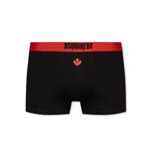 Dsquared2 Boxershorts met logo , Black , Heren , Maat: XL