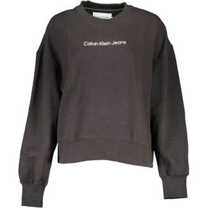 Calvin Klein, Dames, Sweatshirts & Hoodies, Zwart, Maat: XL