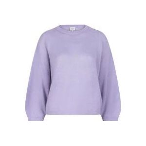 Dante 6 Alpaca Trui met Rugopening , Purple , Dames , Maat: S