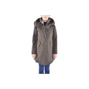Woolrich Militaire 3-in-1 Dons Parka , Green , Dames , Maat: S