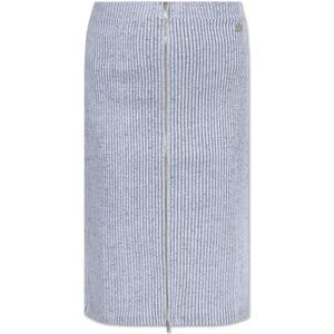 Kenzo, Dames, Rokken, Grijs, Maat: XS Katoen,