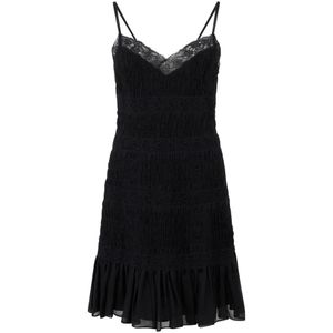 Valentino Garavani, Dames, Jurken, Zwart, Maat: XS Zijde,