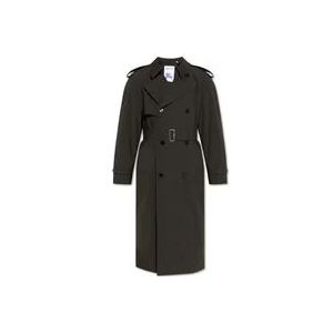 Burberry Dubbelrijige trenchcoat met riem , Brown , Heren , Maat: M