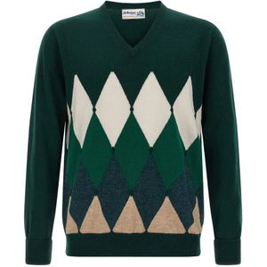 Ballantyne, Heren, Truien, Veelkleurig, Maat: XL Kasjmier,