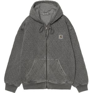 Carhartt Wip, Heren, Sweatshirts & Hoodies, Zwart, Maat: S Katoen,