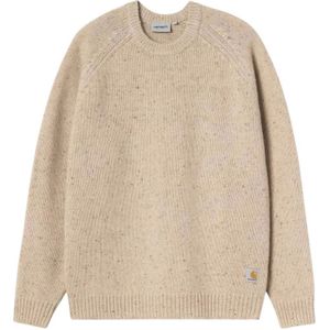 Carhartt Wip - Anglistic Sweater - Beige - Heren - Katoen