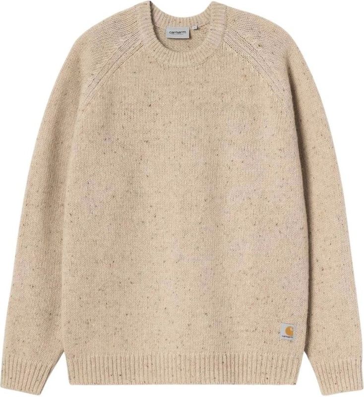 Carhartt Wip - Anglistic Sweater - Beige - Heren - Katoen