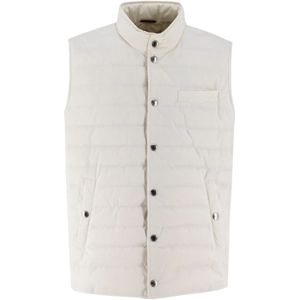 Brunello Cucinelli, Heren, Jassen, Wit, Maat: XL Katoen,