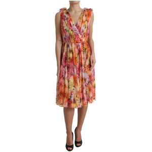 Dolce & Gabbana - Jurk - Veelkleurig - Zijde