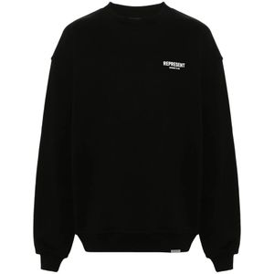 Represent - Owners Club Sweatshirt - Zwart - Heren - Katoenmix