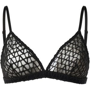 Valentino Garavani, Dames, Ondergoed, Zwart, Maat: M Poliester,