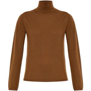 Max Mara, Dames, Truien, Bruin, Maat: XL Kasjmier,