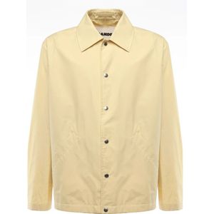 Jil Sander, Heren, Jassen, Geel, Maat: M Katoen,