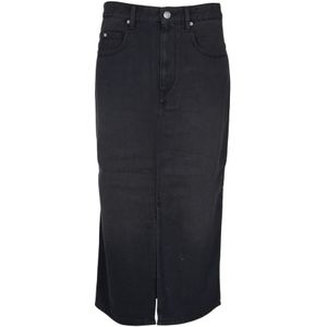 Marant étoile, Dames, Rokken, Zwart, Maat: S Denim,