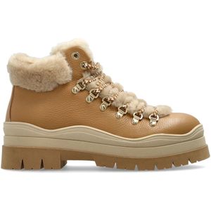 Bogner, Dames, Schoenen, Beige, Maat: 36 EU Leer,