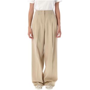 Golden Goose, Dames, Broeken, Beige, Maat: M