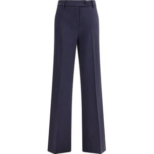 True Royal, Dames, Broeken, Blauw, Maat: S Viscose,