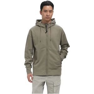 C.p. Company, Heren, Sweatshirts & Hoodies, Grijs, Maat: M Katoen,