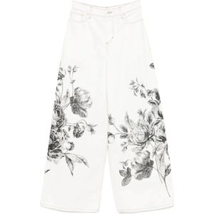 Erdem, Dames, Jeans, Wit, Maat: S