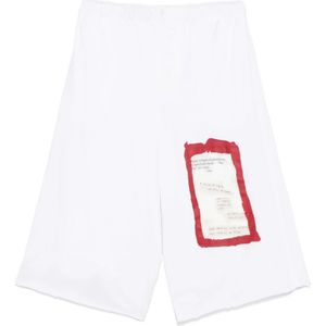 Marni, Heren, Korte broeken, Wit, Maat: M Katoen,