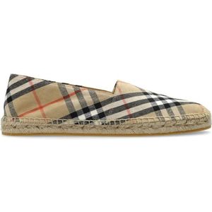 Burberry, Heren, Schoenen, Beige, Maat: 43 EU Leer,
