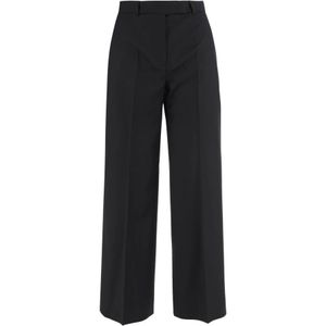 QL2 Quelledue, Dames, Broeken, Zwart, Maat: S Wol,