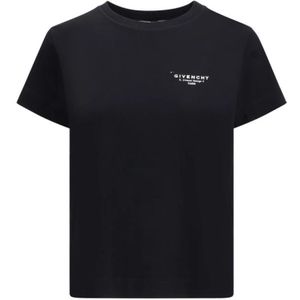 Givenchy - Logo T-shirt - Zwart - Dames - Katoen