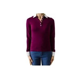 Peuterey Polo Hemden , Purple , Dames , Maat: S