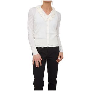 Blugirl, Dames, Truien, Wit, Maat: S Wol,