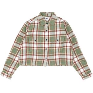 Obey, Dames, Blouses & Shirts, Veelkleurig, Maat: XS Flanel,