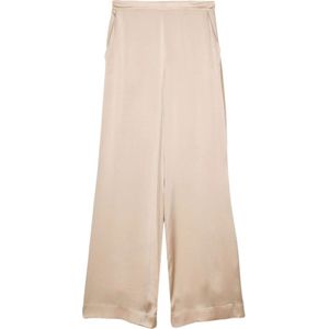 Semicouture, Dames, Broeken, Bruin, Maat: S Zijde,