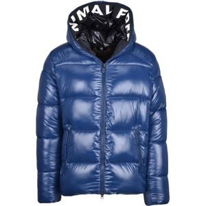 Save The Duck, Heren, Jassen, Blauw, Maat: L Nylon,
